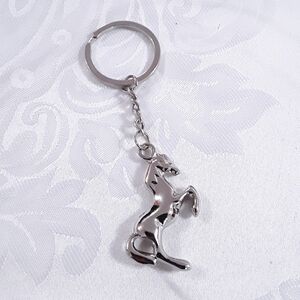 Silver Horse Key Chain